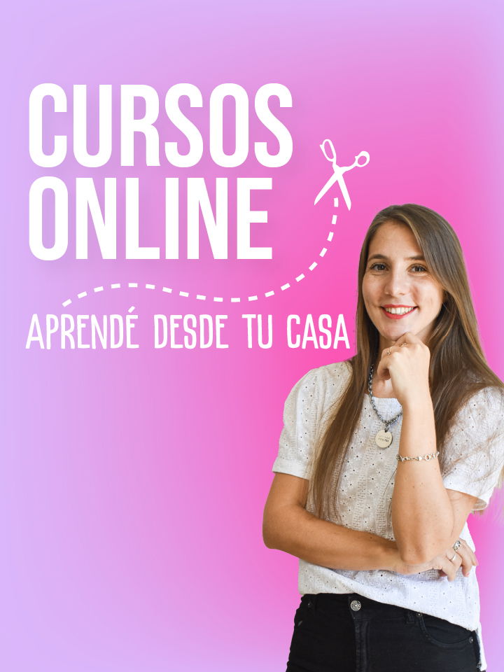 Aprende a coser desde tu casa. Cursos de costura. Corte y confección. Moldería gratuita.