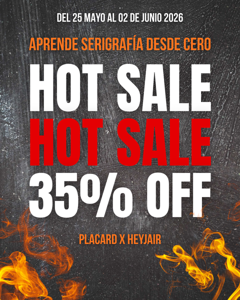 ¡APRENDE SERIGRAFIA DESDE 0 CON ASESORÍA PERSONALIZADA!