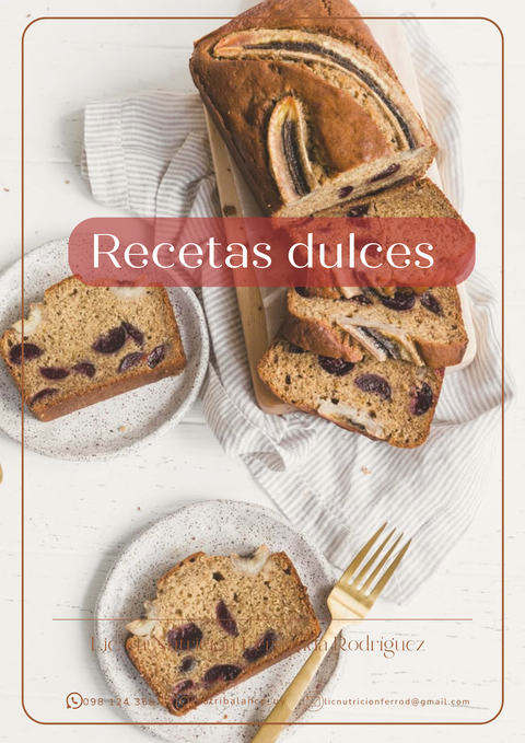 Recetas dulces y antojitos