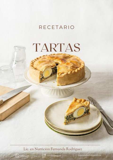 Recetario Tartas