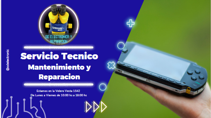 Servicio Tecnico en consolas de Video Juegos