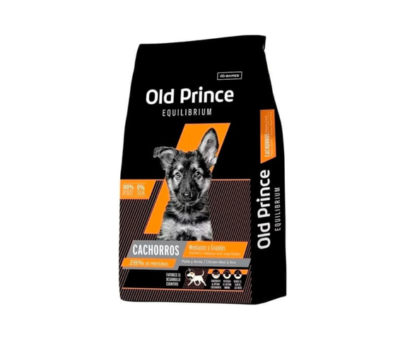 Old Prince Equilibrium Cachorro Raza Mediana y Grande Proteina Pollo