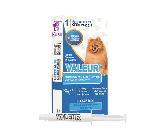 Valeur para perros de 2.5-4kg