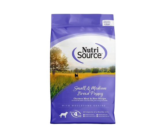 Nutri Source Small & Medium Breed Puppy Chicken & Rice Recipe