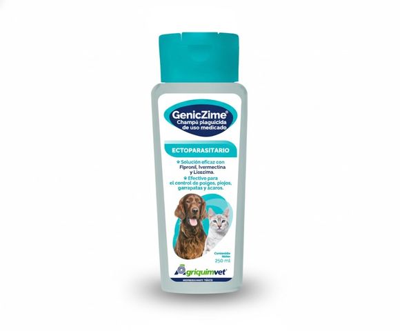 GenicZime Champú Plaguicida Ectoparasitario