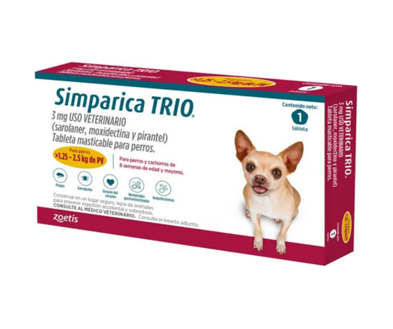 Simparica Trio 1.25-2.5kg