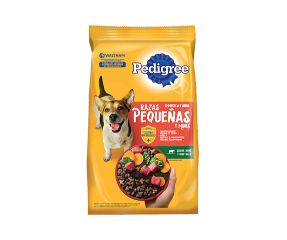 Pedigree de Perros Adultos Razas Pequeñas de Carne y Cereales