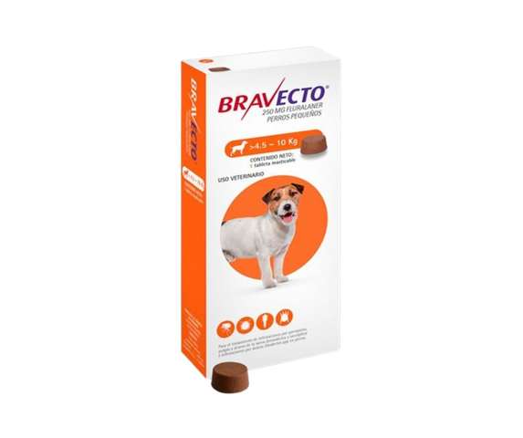 Bravecto para perros de 4.5-10kg