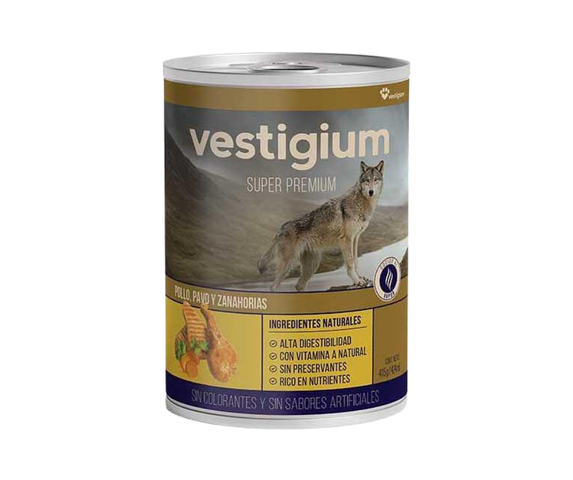 Vestigium Húmedo Pollo, Pavo y Zanahoria
