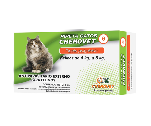 Chemovet Felinos de 4kg a 8kg