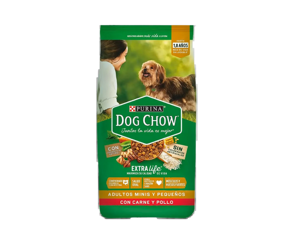 Dog Chow Adulto Razas Pequeñas con Carne y Pollo