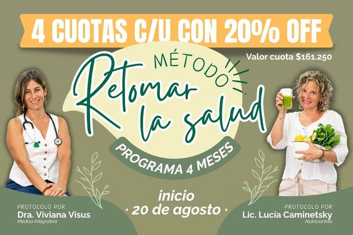 Programa 4 meses Retomar La Salud - pago mensual cuota 1 de 4 