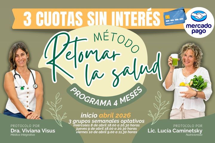 Programa 4 meses Retomar La Salud - pago 3 cuotas de $233 mil c/u 