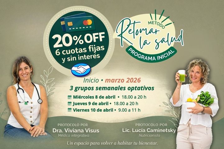 Programa Inicial Retomar La Salud  - pago 6 cuotas de $227 mil c/u 