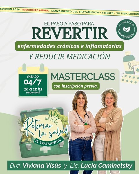 Paso a paso para revertir enfermedades crónicas e inflamatorias y reducir medicación