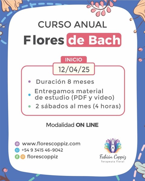 Formación Integral en Terapia Floral Bach