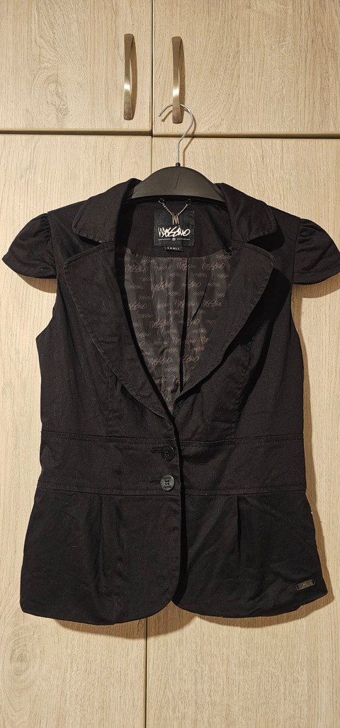 Blazer negro sin mangas de Mossimo talla S