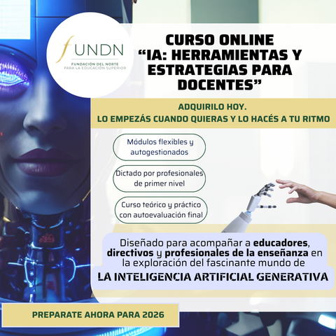 INTELIGENCIA ARTIFICIAL - Herramientas y estrategias para docentes -