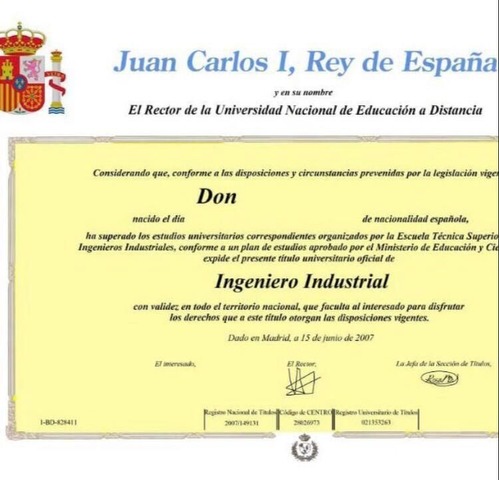 Comprar título universitario digital y editable | Plantillas de Formación Profesional