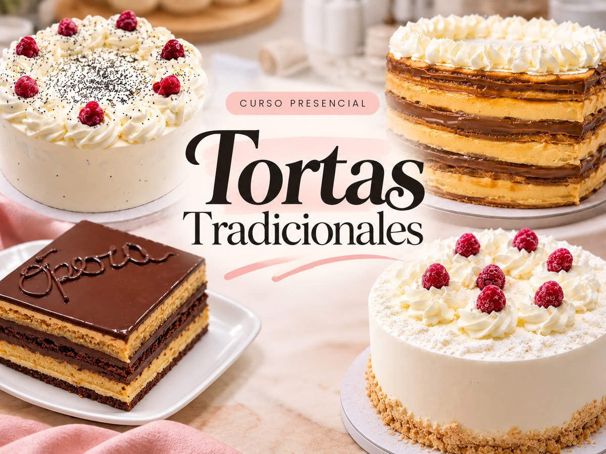 Curso presencial de Tortas Tradicionales en Puerto Montt