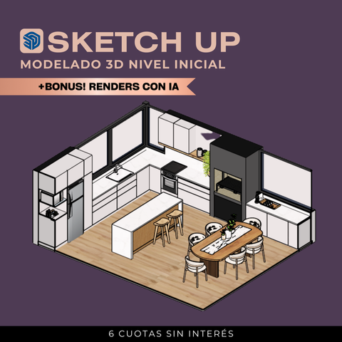 Modelado 3D con Sketch Up