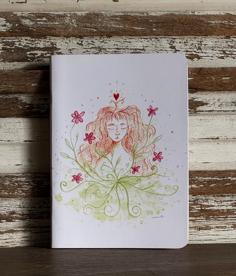 Cuaderno A6. Ilustrado.