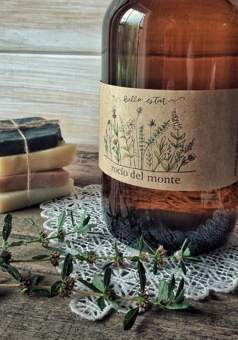 Hidrolato de Poleo . 100% natural . 500ML.