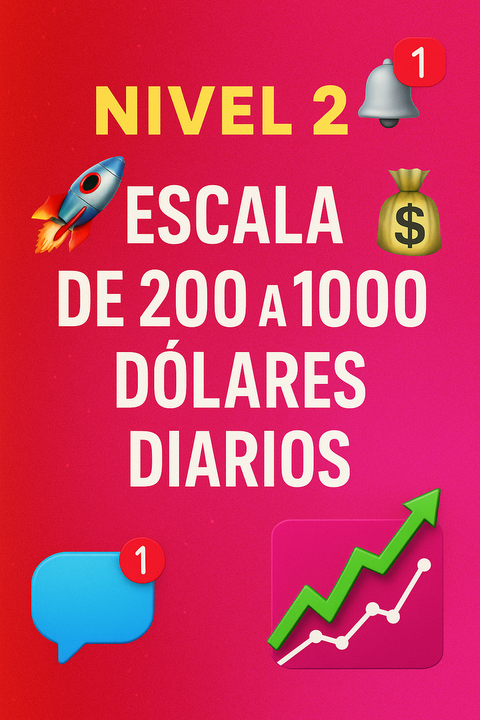 PROXIMAMENTE Curso Nivel 2: Escala de 200 a 1000 dolares diarios