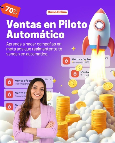 CURSO: Vende en piloto automatico con meta ads
