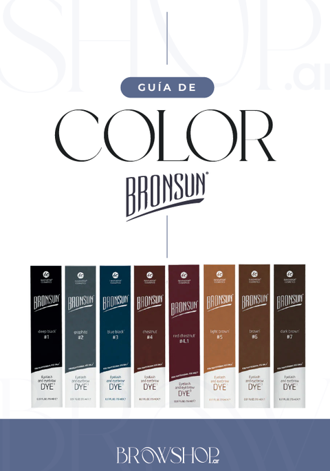 Guia de colorimetria bronsun gel