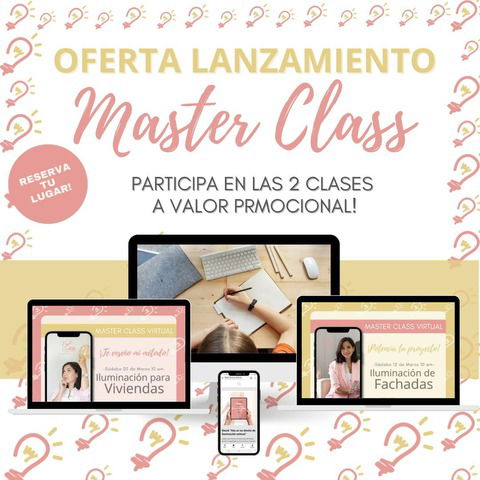 Pck de 2 master class + ebook de regalo 