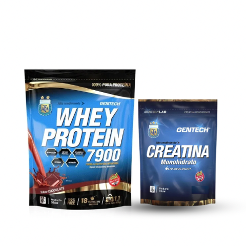 Combo Proteína + Creatina gentech 