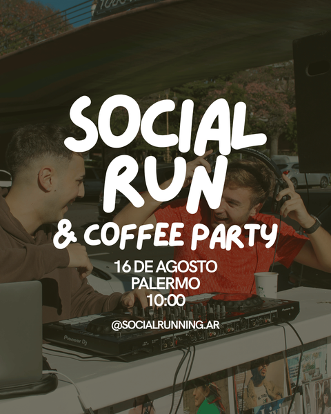 Social Run & Coffee Party 16.08
