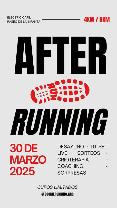 AFTER RUNNING 30/03