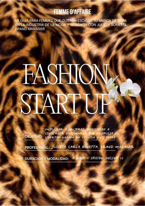 Fashion Start Up: E-book + sesión 1:1 de 30 minutos