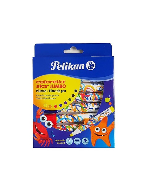 Marcadores Pelikan Colorella Star JumbomM