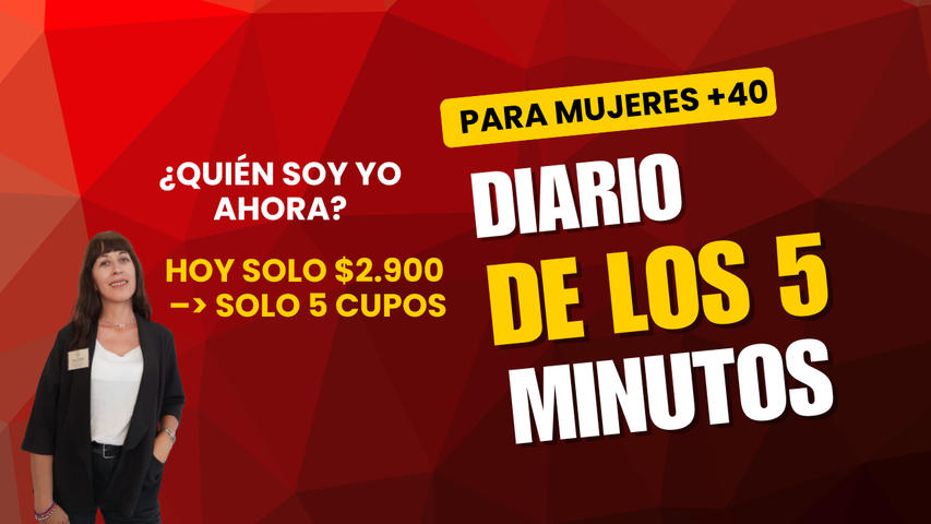 Diario de los 5 Minutos — 30 días para reconectar con vos en esta nueva etapa