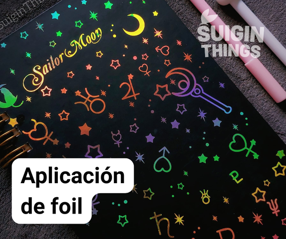 Aplicación de Foil en papel