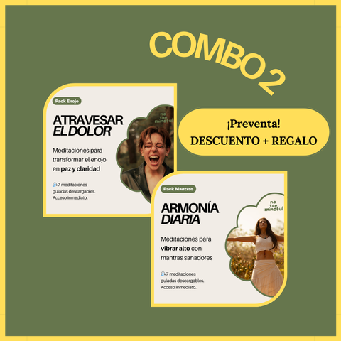 Combo 2 | Pack Enojo + Mantras + REGALO 