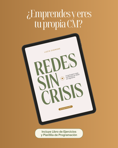 Redes Sin Crisis | La guía para crear contenido poderoso en 2026 sin agotarte