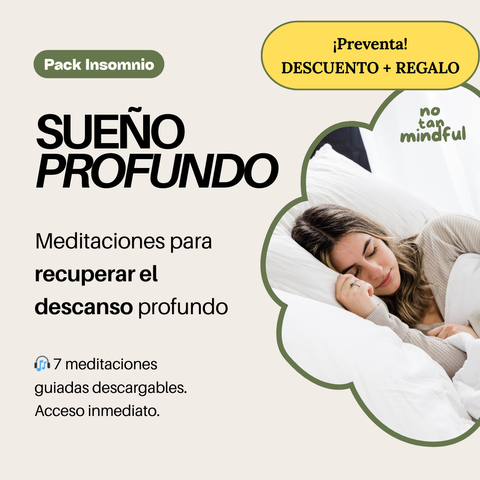 Pack Insomnio | “Sueño Profundo”: Meditaciones para recuperar el descanso