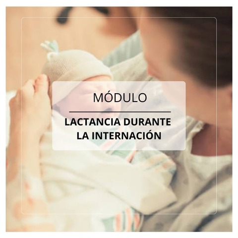 Módulo: La lactancia durante la internación