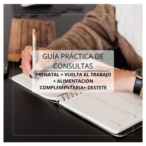 Guía Práctica de Consultas de Lactancia: prenatal + vuelta al trabajo + alimentación complementaria + destete