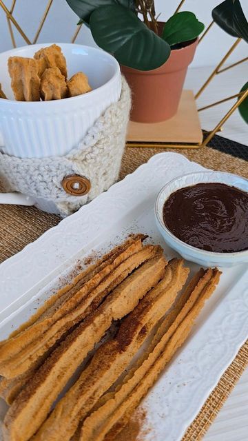 Churros saludables sin azúcar y sin gluten 🤩