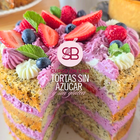 Curso online de tortas sin gluten y sin azúcar
