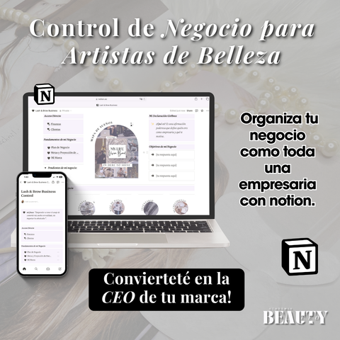 Control de Negocios para Artistas de Belleza 