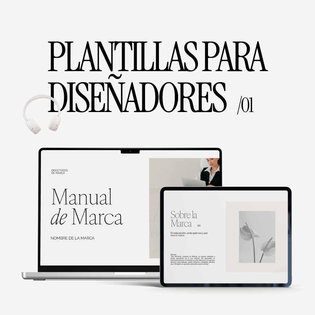 Plantillas para diseñadores: presupuestos, manual de marca, estrategia de marca - Mila Estudio