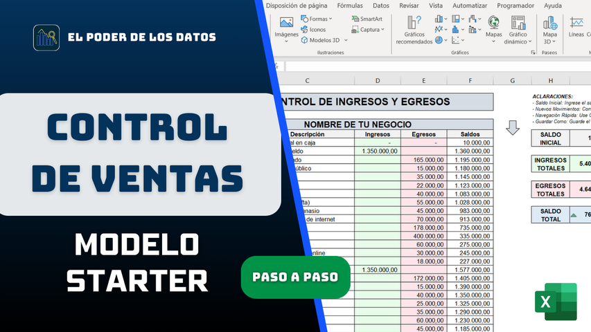 Control de Ingresos & Egresos (Starter)