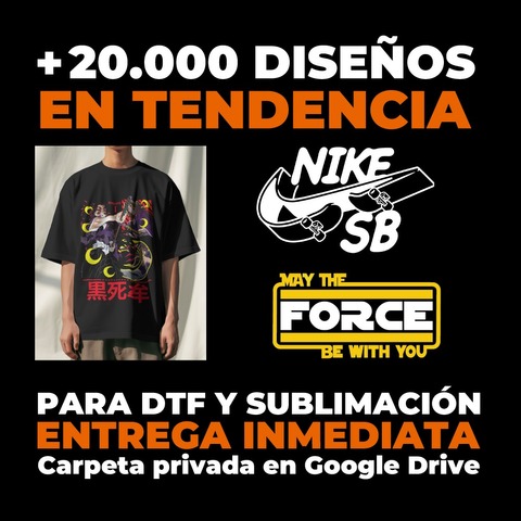 PACK +20.000 DISEÑOS PARA DTF