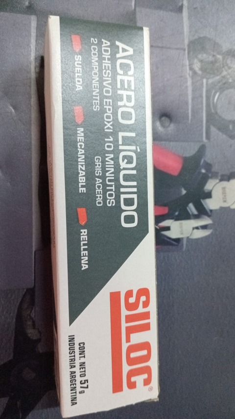 Adhesivo Epoxi Acero Liquido Siloc